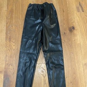 Aritzia Leather Leggings